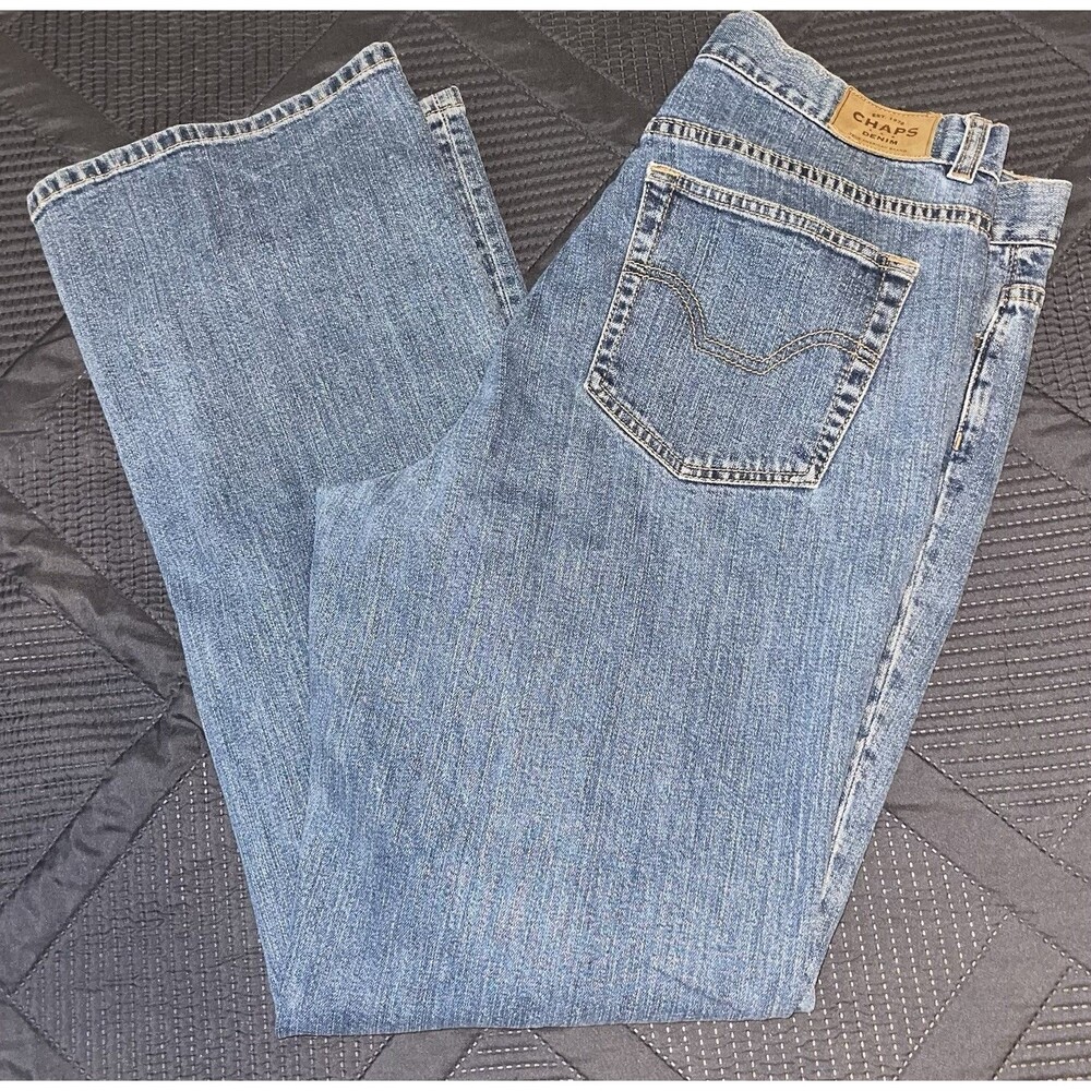 Chaps Jeans Red Tag Straight Leg Mid Rise Women’s Size 14 - Picture 10 of 14